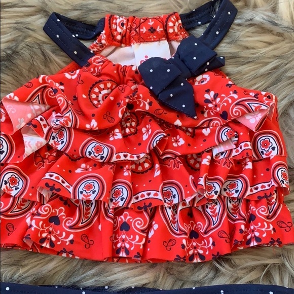 Circo Red White & Blue Swimsuit - Picture 2 of 4